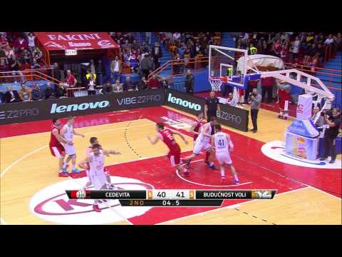 ABA Liga 2014/15, Semi-finals Round 3 match: Cedevita - Budućnost VOLI (18.4.2015)