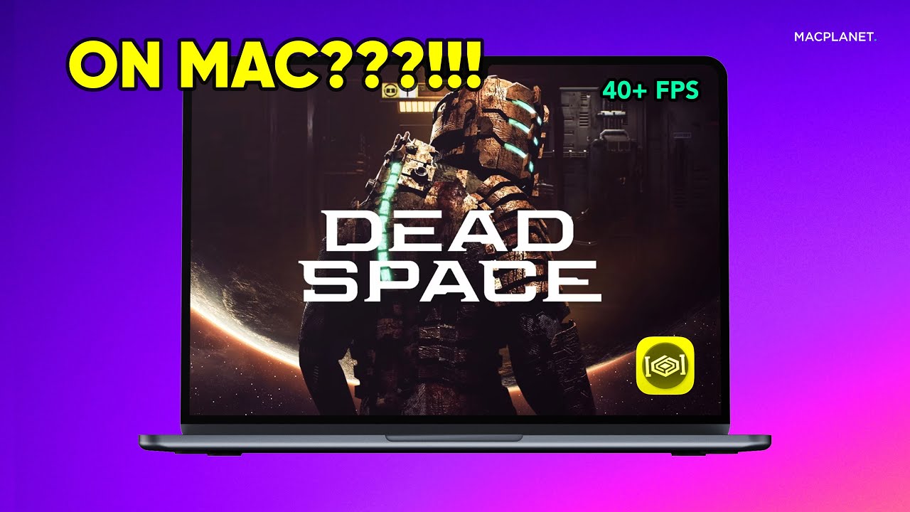 Playing Dead Space Remake on my MacBook Air