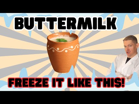 How To Freeze Buttermilk Right! (And Save Serious Waste)