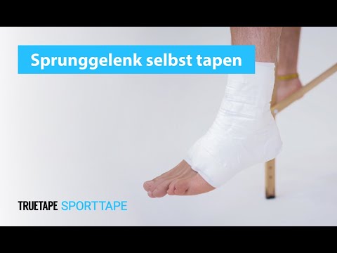 TRUETAPE®: Ankle taping | Instructions with the sports tape