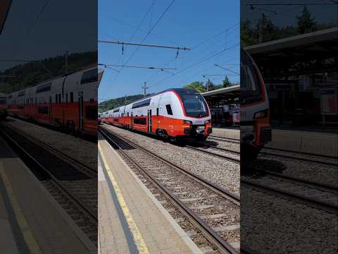 Erwischt! 🚆 Der neue ÖBB Cityjet Doppelstockzug auf Testfahrt #trainspotting #oebb #stadler #cityjet