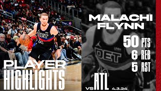[高光] Malachi Flynn  50 Pts VS Hawks