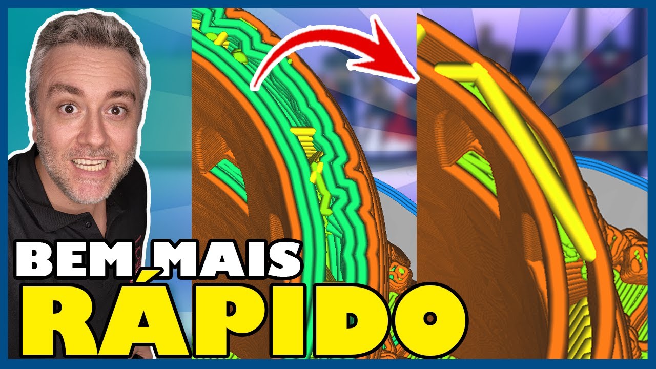 DESCOBRI COMO IMPRIMIR EM 3D MAIS RÁPIDO!