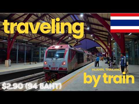 $2.90 for 3rd Class Fan Train in Thailand (Bangkok to Hua Hin)