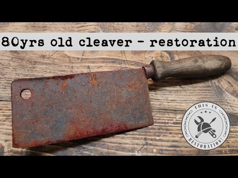 cleaver restoration - 80yrs old and very rusty