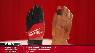 Guantes Piel Cabra y Piel Cabra Hybrido Milwaukee