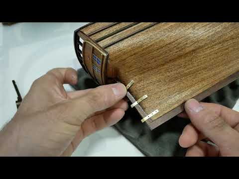 CASCO-029- Como colocar el timón. ESSEX - Modelismo Naval