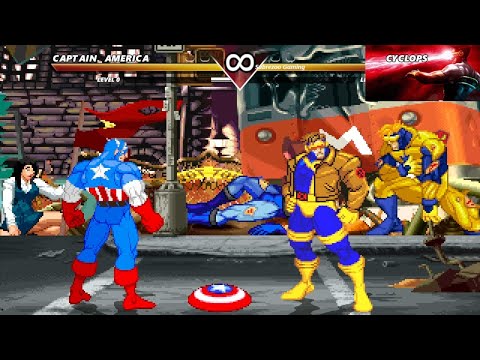 Captain America vs Cyclops | Shield x Laser Beam ! | CIVIL WAR !! | Marvel Universe