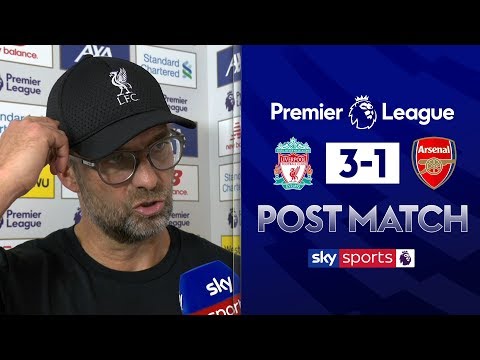 Klopp hails "outstanding" performance | Jurgen Klopp Post Match | Liverpool 3-1 Arsenal