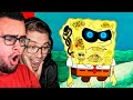 My FRIEND Reacting To SPONGEBOB GANGSTER RAPPER