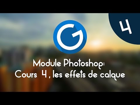 Formation IMM Module Photoshop Cours tuto 4 les effets de calque