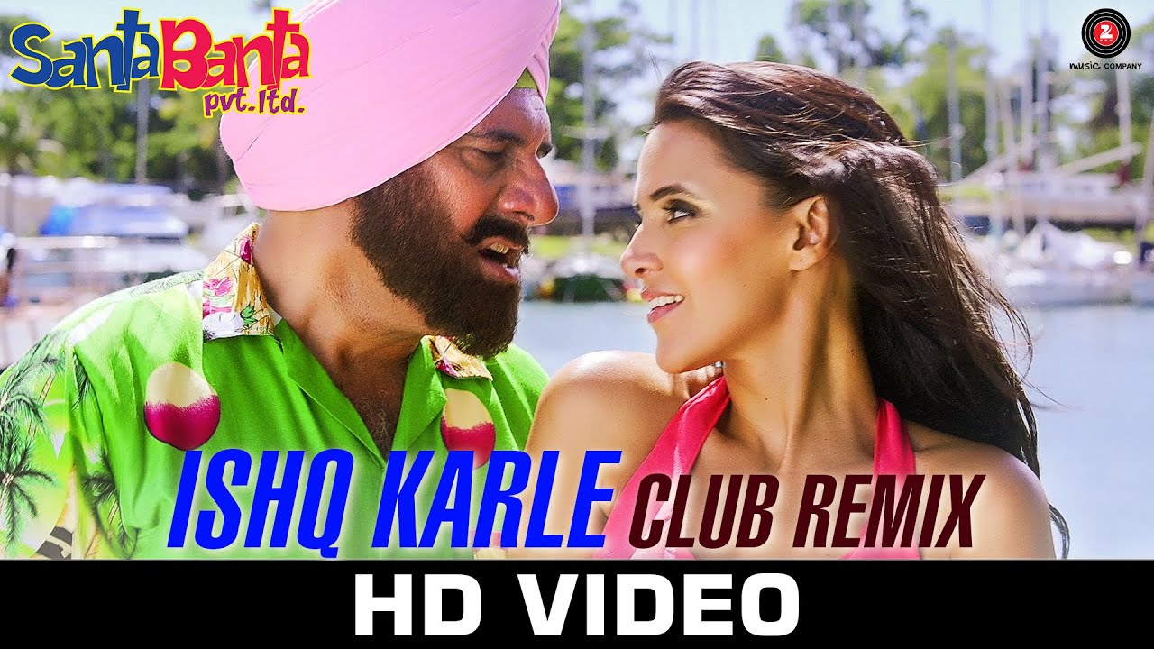 Ishq Karle Anytime (Remix) Lyrics | Santa Banta Pvt Ltd | Akira, Mika Singh, Sonu Nigam | Milind Gaba