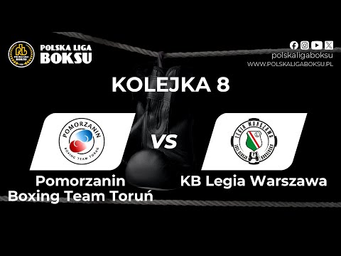 8. Kolejka POLSKA LIGA BOKSU - Pomorzanin Boxing Team Toruń - KB Legia Warszawa