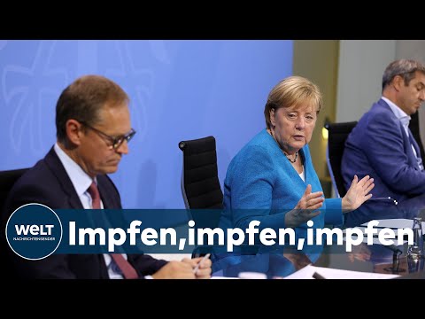 CORONA-BRIEFING: Kanzlerin Merkel wirbt eindringlich für mehr Corona-Impfungen | WELT Dokument