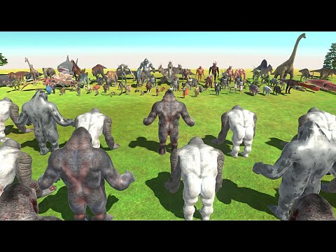 GORO & OLD GORO VS FACTION similliar price - Animal Revolt Battle Simulator