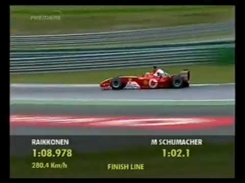 A lap to A1 Ring with Michael Schumacher at Austrian Grand Prix #F1 2003 season #AustrianGP #Ferrari
