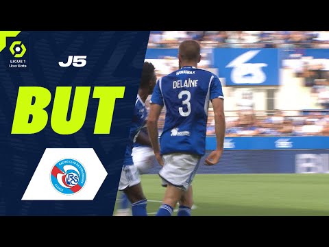 But Benjamin LECOMTE (63' csc - RCSA) RC STRASBOURG ALSACE - MONTPELLIER HÉRAULT SC (2-2) 23/24