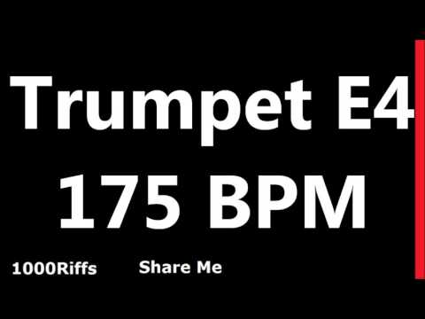Trumpet Metronome E4 : 175 BPM : Beats Per Minute