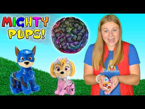 Assistant searches for the Paw Patrol Movie Super Power Crystals