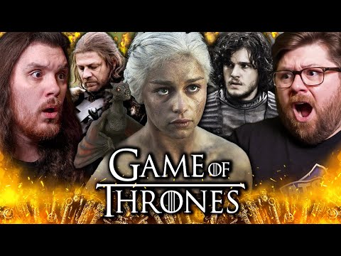 We BINGED Season 1 of **GAME OF THRONES** - First Time Watching