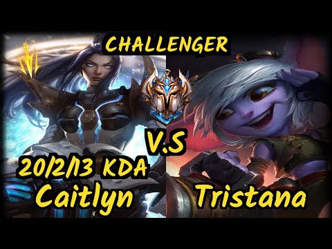 FOX Apollo (CAITLYN) vs TRISTANA - 20/2/13 KDA BOTTOM ADC CHALLENGER GAMEPLAY - NA