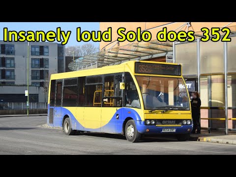 *Hoover + Fast* Bus Journey on the 352 | 31720 (AU54 ENY) | Optare M880 Solo