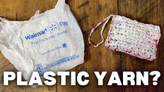 How to make PLARN (plastic yarn)