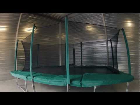 comment monter trampoline avec filet
