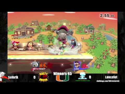 UM Sm4sh Tourney - Seibrik (Meta Knight) vs Lancelot (Luigi) ~Winners R5