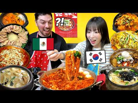 멕시코인은 한국음식을 좋아할까? 외국인에게 한국 먹짱을 보여줬습니다