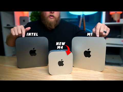 Mac Mini ULTIMATE PHYSICAL BATTLE!! M4 vs M1 Vs Intel
