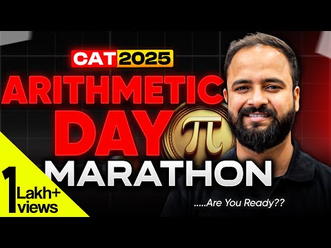 CAT 2025 Complete Arithmetic in 1 Day || Quants By Raman Sir