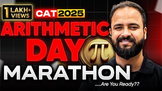 CAT 2025 Complete Arithmetic in 1 Day || Quants By Raman Sir