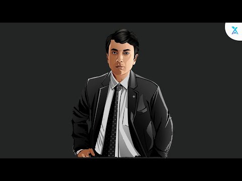 Creating a Vexel Portrait of Jaimini Pathak in Photoshop | Speed Art Tutorial