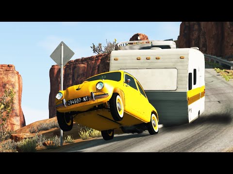 Cars vs Potholes #1 - BeamNG.Drive