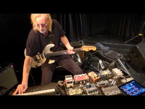 Eivind Aarset - performance during workshop in Istanbul, Turkey, 2015-02-26, pt 1