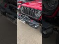 Badland 12000 lbs Winch & Synthetic Rope installed on my Jeep Gladiator Rubicon JTR Harbor Freight