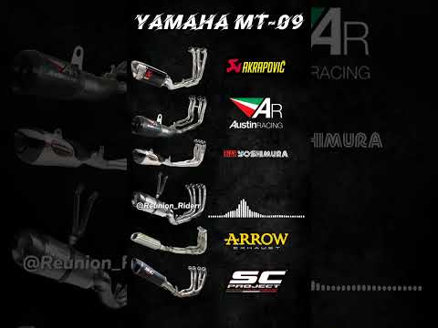 Different Exhausts On MT-09 | #yamaha #mt09 #exhaust #exhaustsound