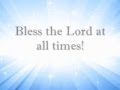 I Will Bless The Lord-W/Lyrics-Byron Cage