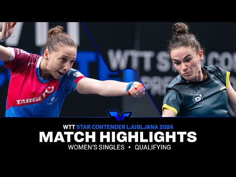 Margo Degraef vs Stephanie Loeuillette | WS QUAL | WTT Star Contender Ljubljana 2024