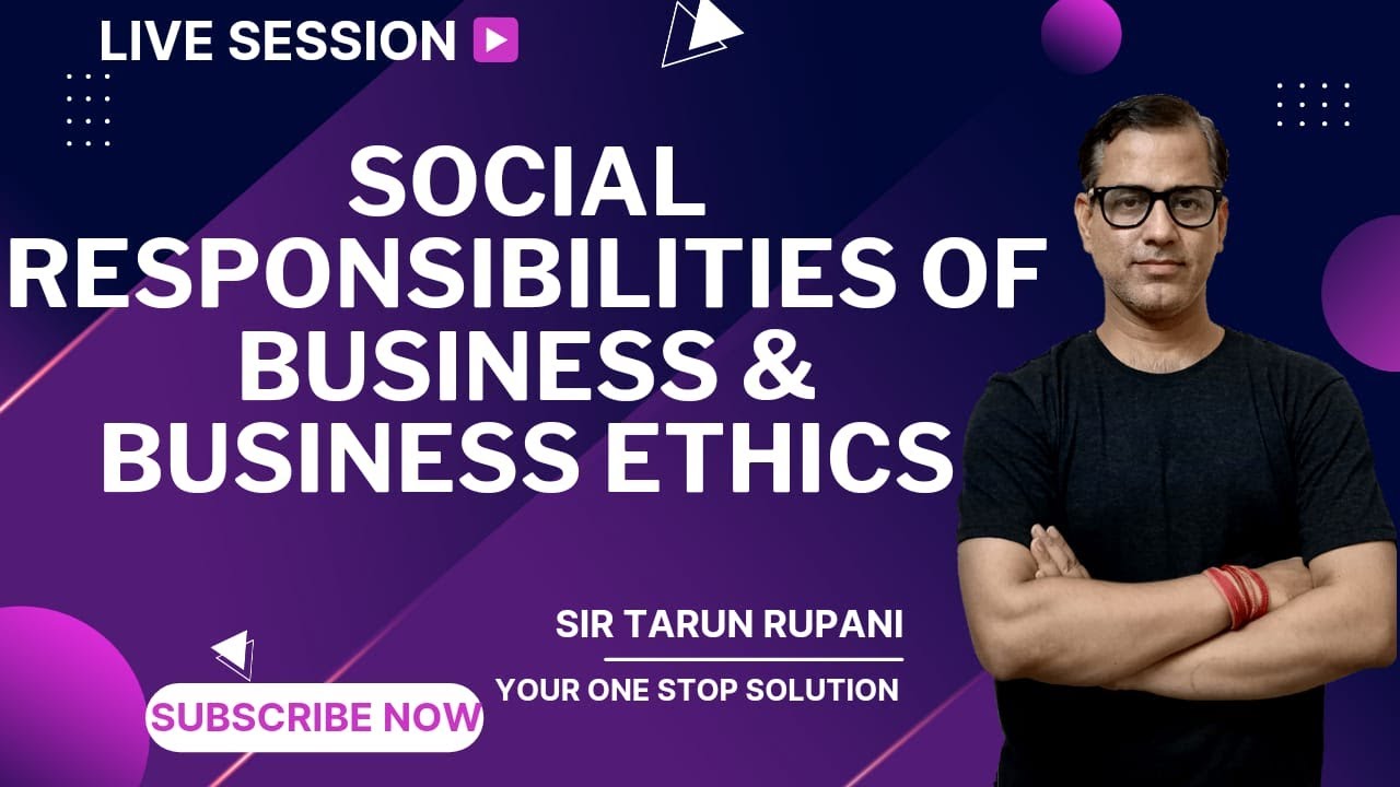 SOCIAL RESPONSIBILITY OF BUSINESS AND BUSINESS ETHICS | @star_commerce