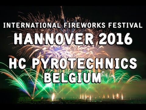 Int. Fireworks Festival Hannover 2016: HC Pyrotechnics - Belgium \ Belgien - Feuerwerkswettbewerb