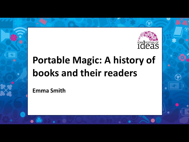 Vídeo relacionado con Portable Magic: A History of Books and their Readers (English Edition)