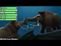 Ice Age The Meltdown 2006 Cliff Scene With Healthbars