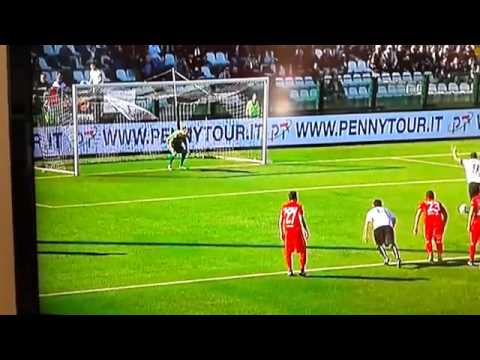 Pro Vercelli 1-1 Ascoli Rigore Marchi Goal Serie B 2016 HD