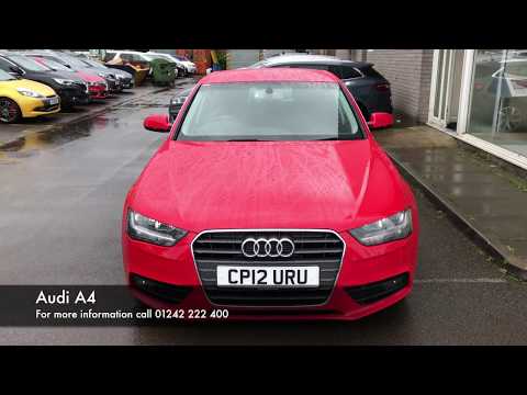 2012 Audi A4 2.0 TDIe (136PS) SE Technik CP12 URU at Hylton Renault Cheltenham