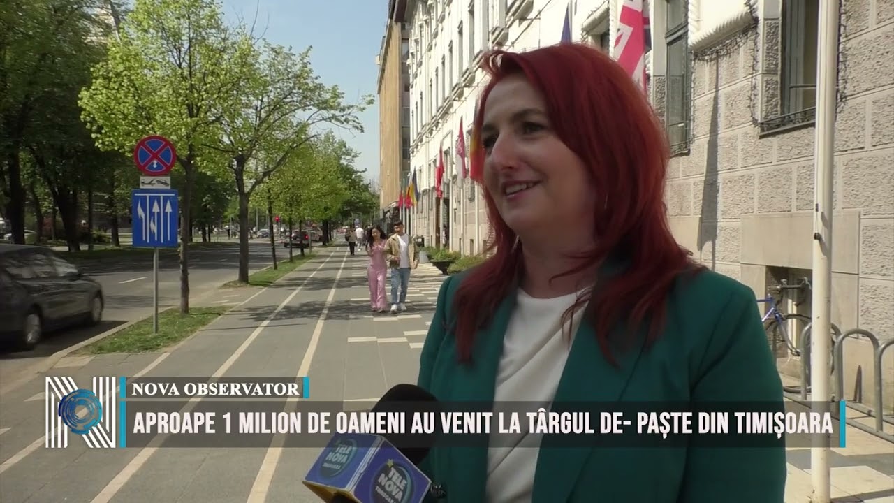 APROAPE 1 MILION DE OAMENI AU VENIT LA TÂRGUL DE PAȘTE DIN TIMIȘOARA