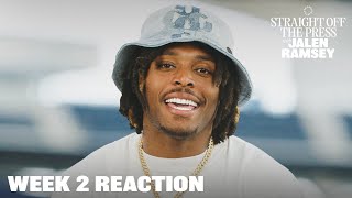 "Big players make big plays" | Jalen Ramsey Instant Week 2 Reaction | Straight Off The Press