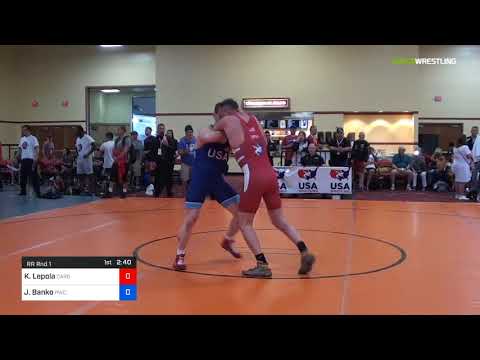 2018 Marine Corps US Open/Masters C Greco Roman 78 RR Rnd 1 - Kevin Lepola (Card) Vs. Jon Banko (P