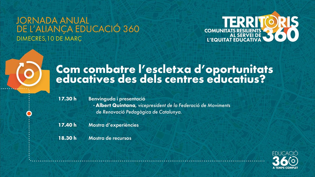 Benvinguda i presentació. Com combatre l'escletxa d'oportunitats educatives des de centres educatius?